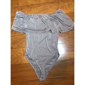 Forever 21 gray bodysuit . With tags. Small